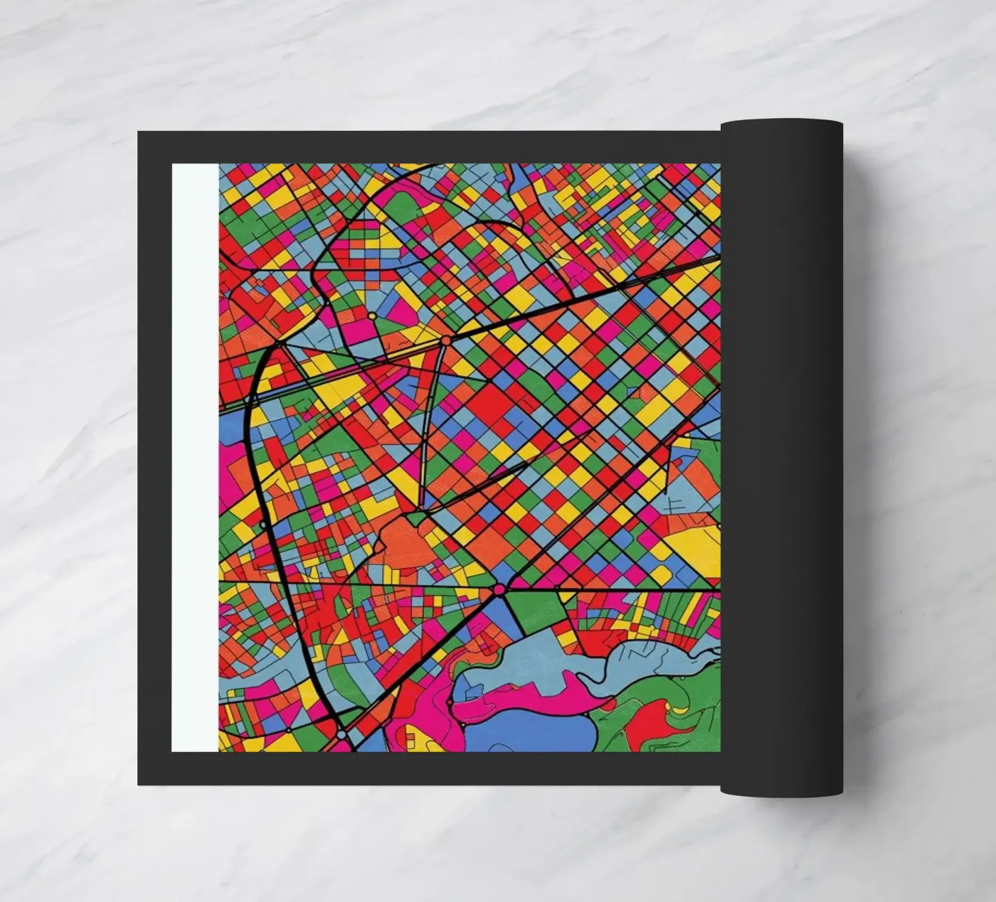 Barcelona zerbino da The Cartography Collection