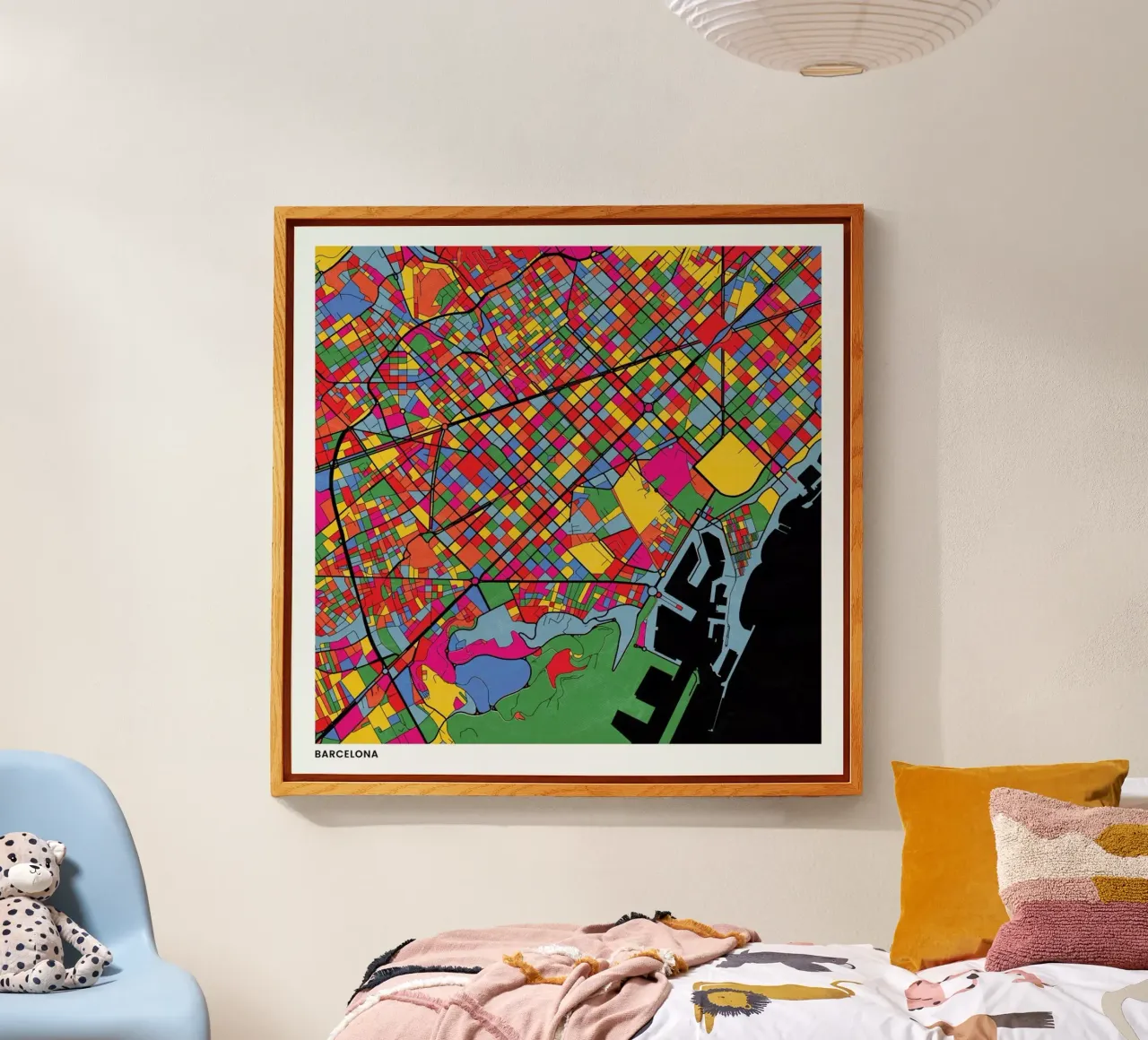 Barcelona plexiglass da The Cartography Collection