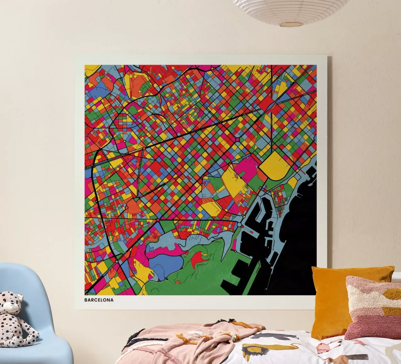 Barcelona plexiglass da The Cartography Collection