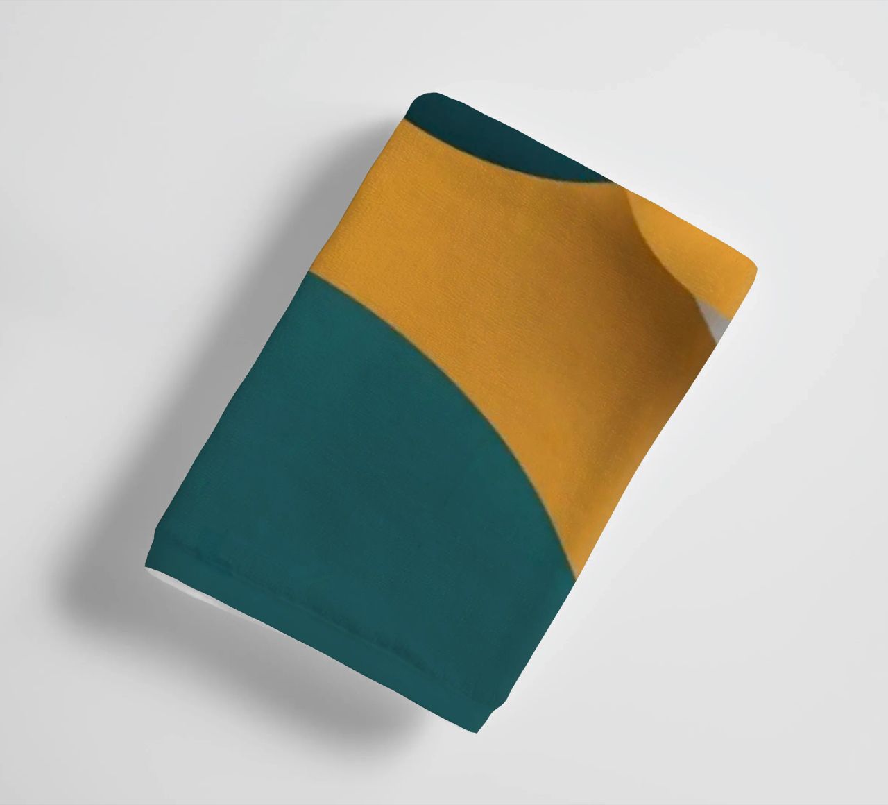 Dynamic abstract composition featuring colorful circles towel by DesignDoodle