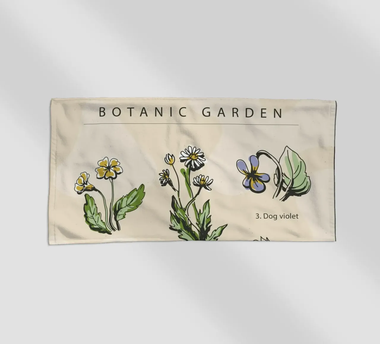 Giardino botanico telo mare da ARTVI-SHOP