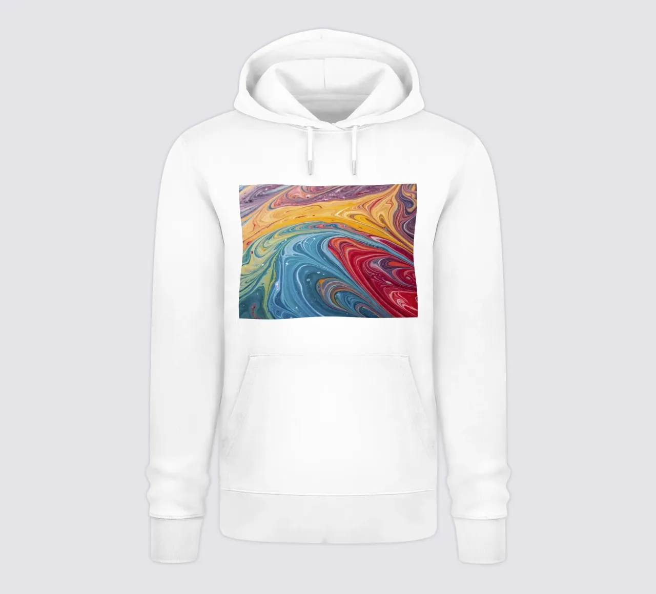 Fluidi I felpa con cappuccio da Point and Art