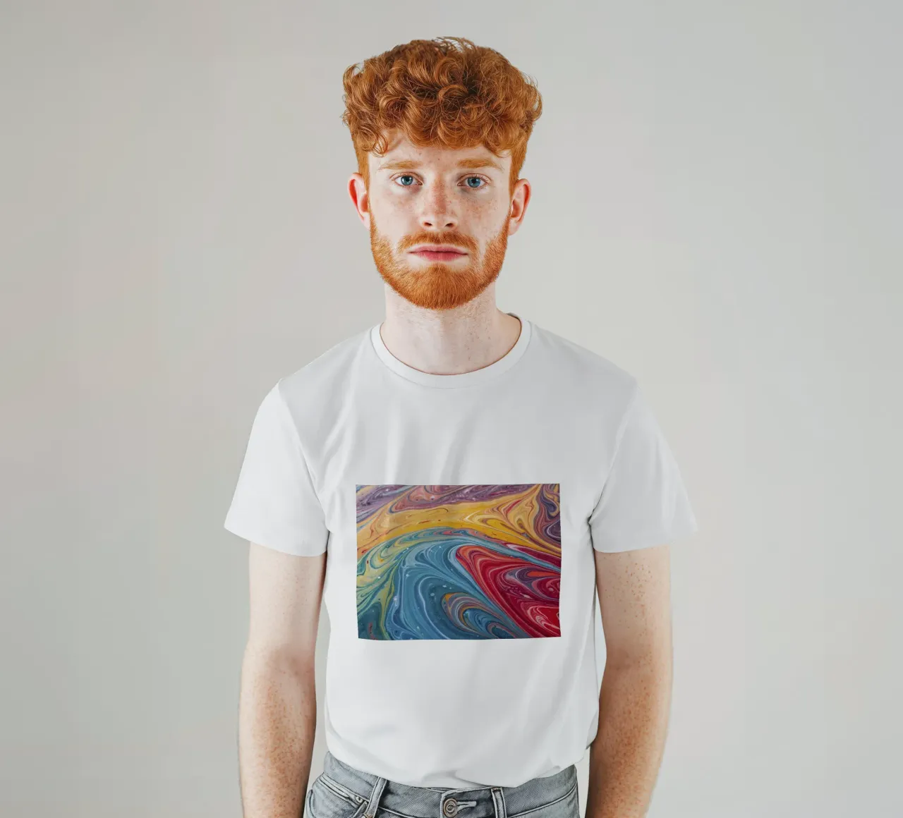 Fluidi I t-shirt da Point and Art