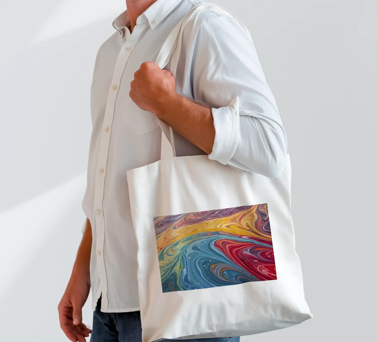 Fluidi I borsa in juta da 🎨 Point and Art