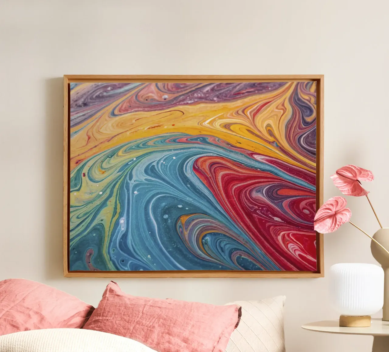 Fluids I canvas by 🎨 Point and Art