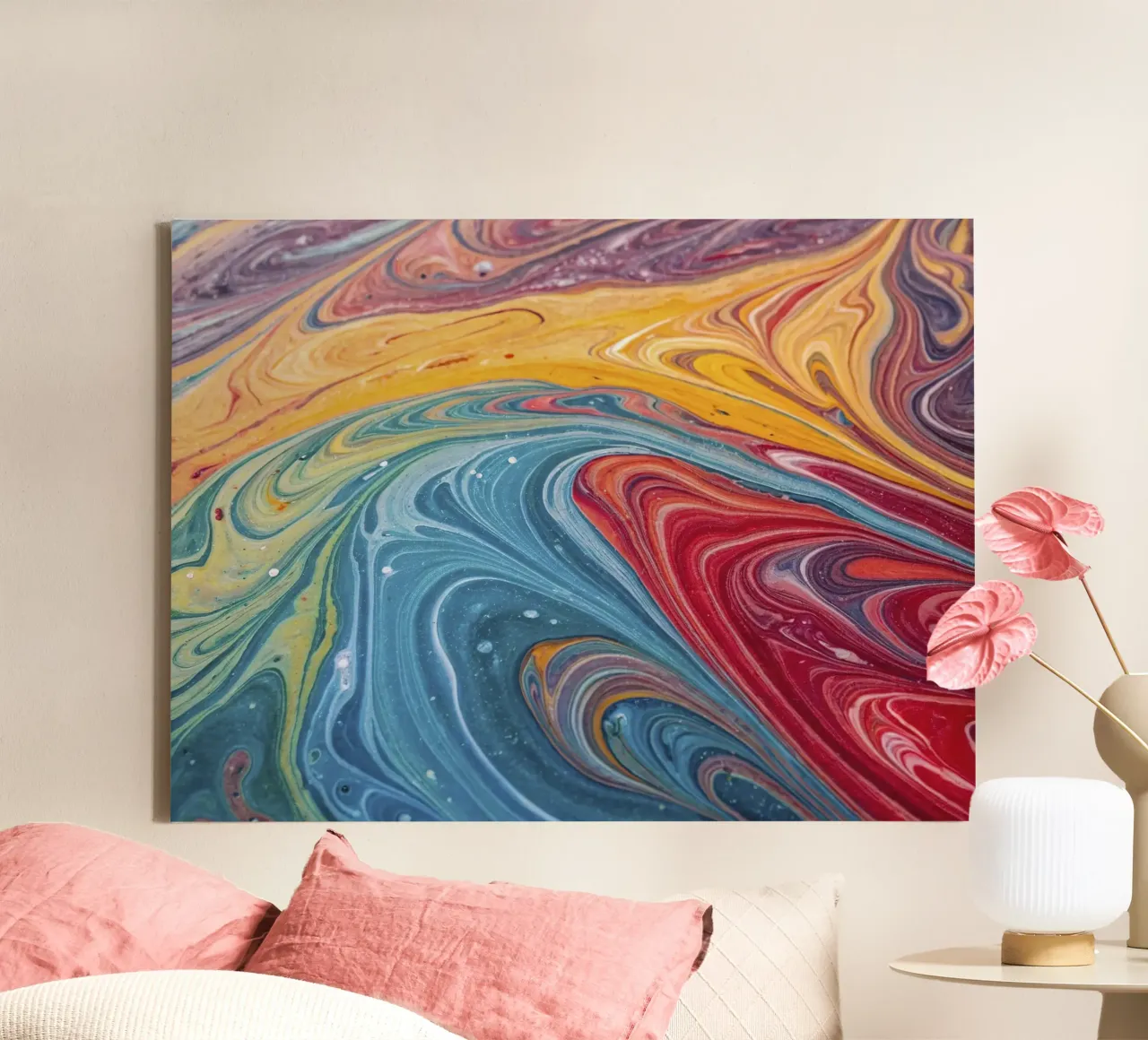 Fluids I canvas by 🎨 Point and Art