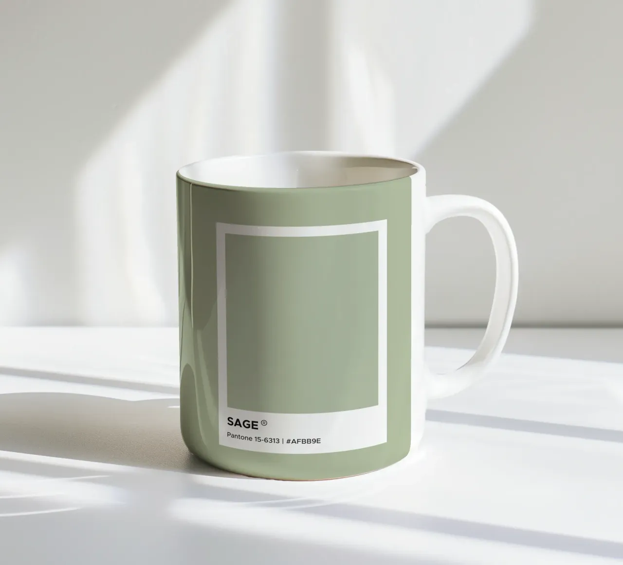 Salvia Pantone tazza in ceramica da Paigaam Studio