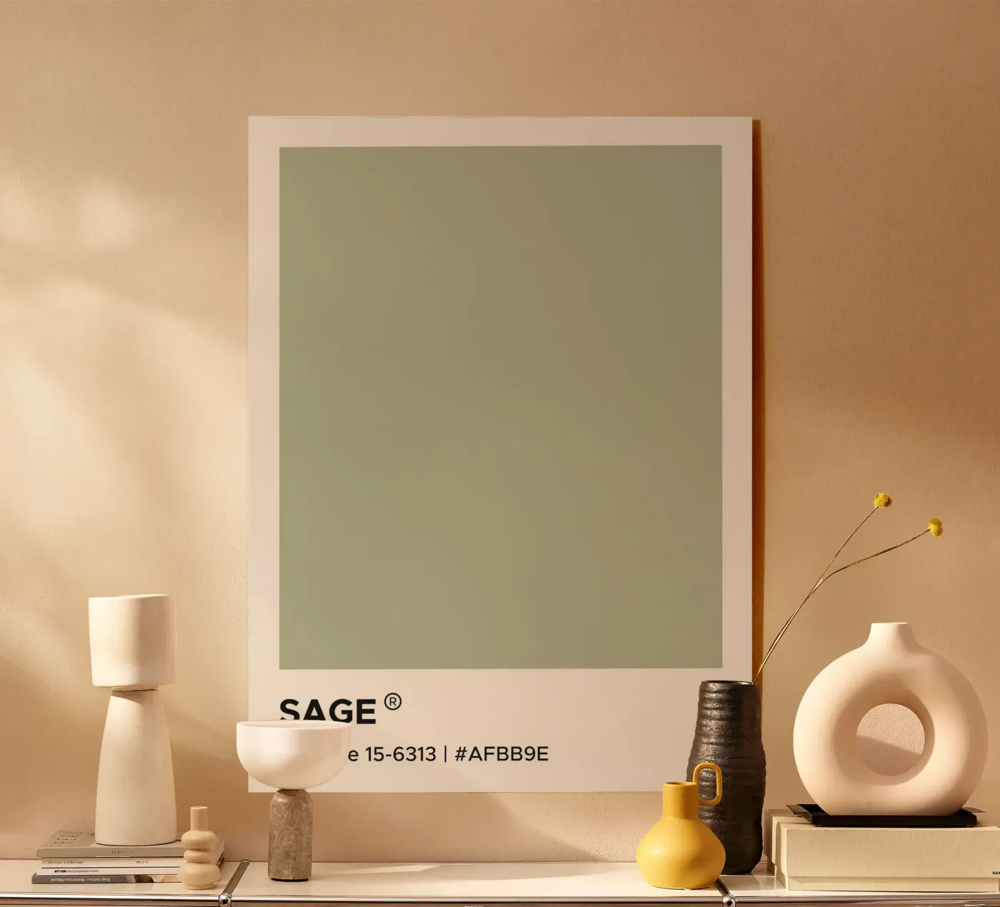 Salvia Pantone plexiglass da Paigaam Studio