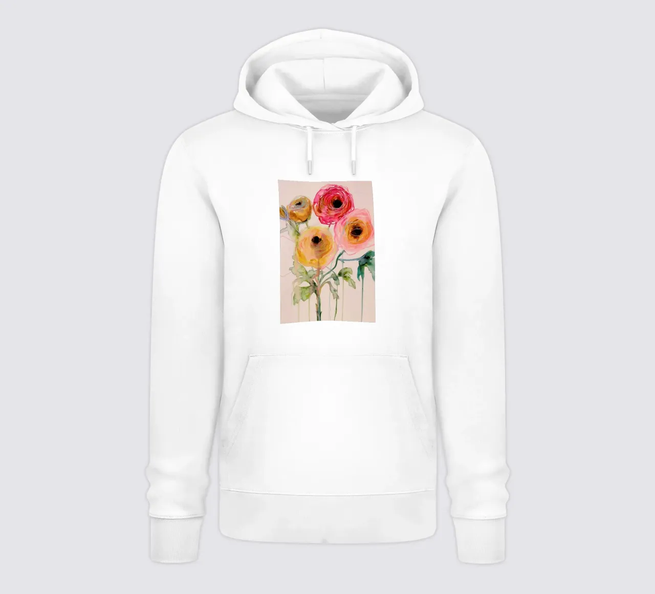 Ranunculus 06 felpa con cappuccio da Leigh Viner