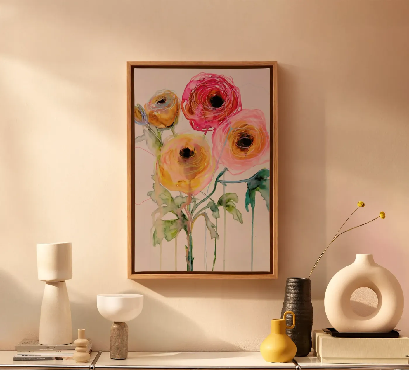 Ranunculus 06 tela da Leigh Viner