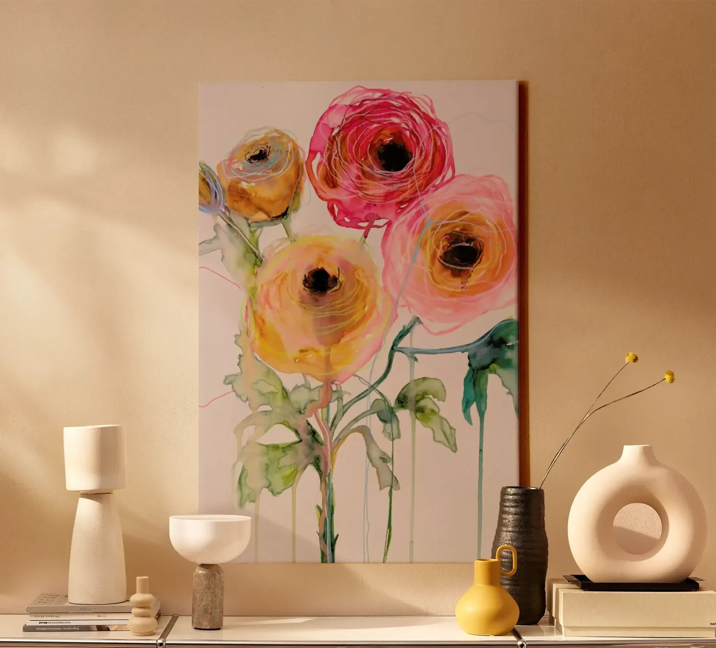 Ranunculus 06 tela da Leigh Viner