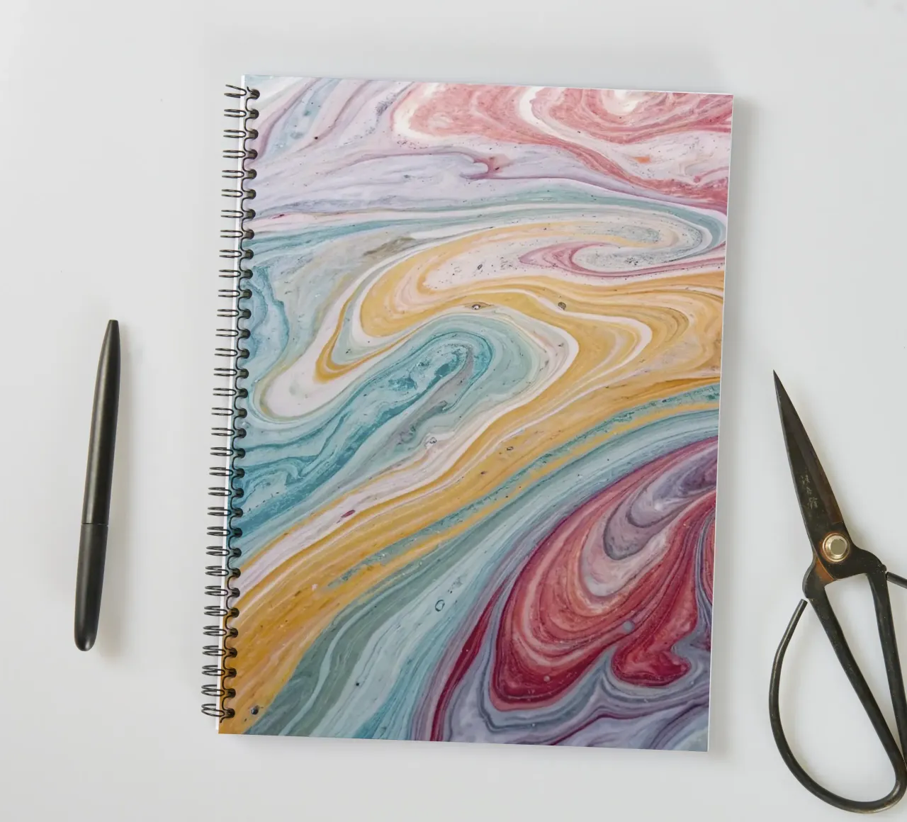 Fluids II spiral notebook by 🎨 Point and Art