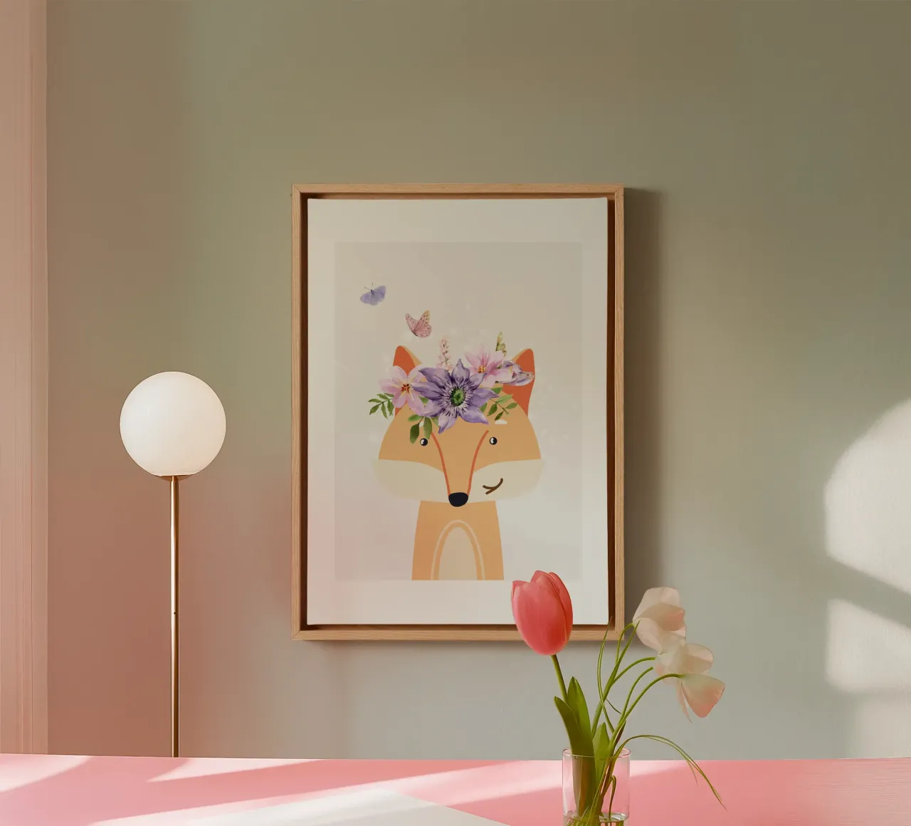 LITTLE FOX canvas by Einfach Uebel