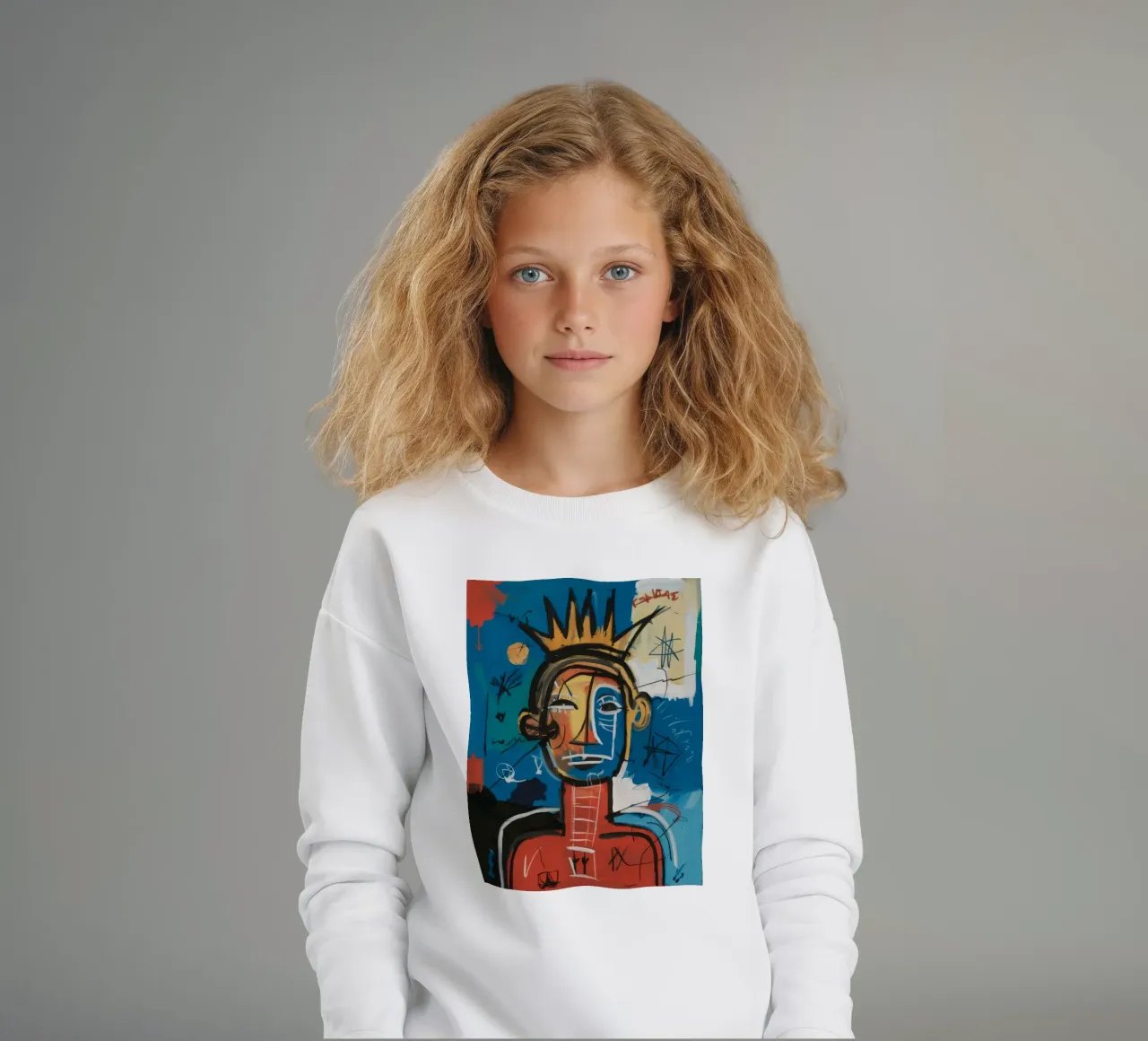 Royal Abstract Essence kids sweatshirt by Muse Fragments