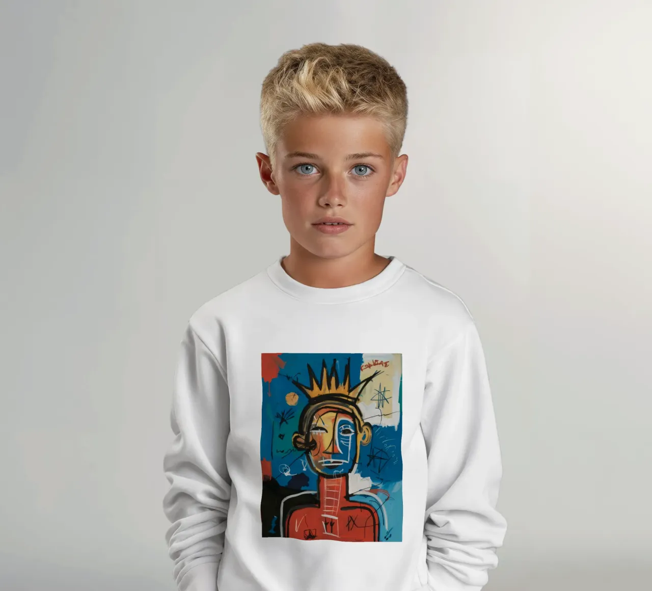 Royal Abstract Essence kids sweatshirt by Muse Fragments