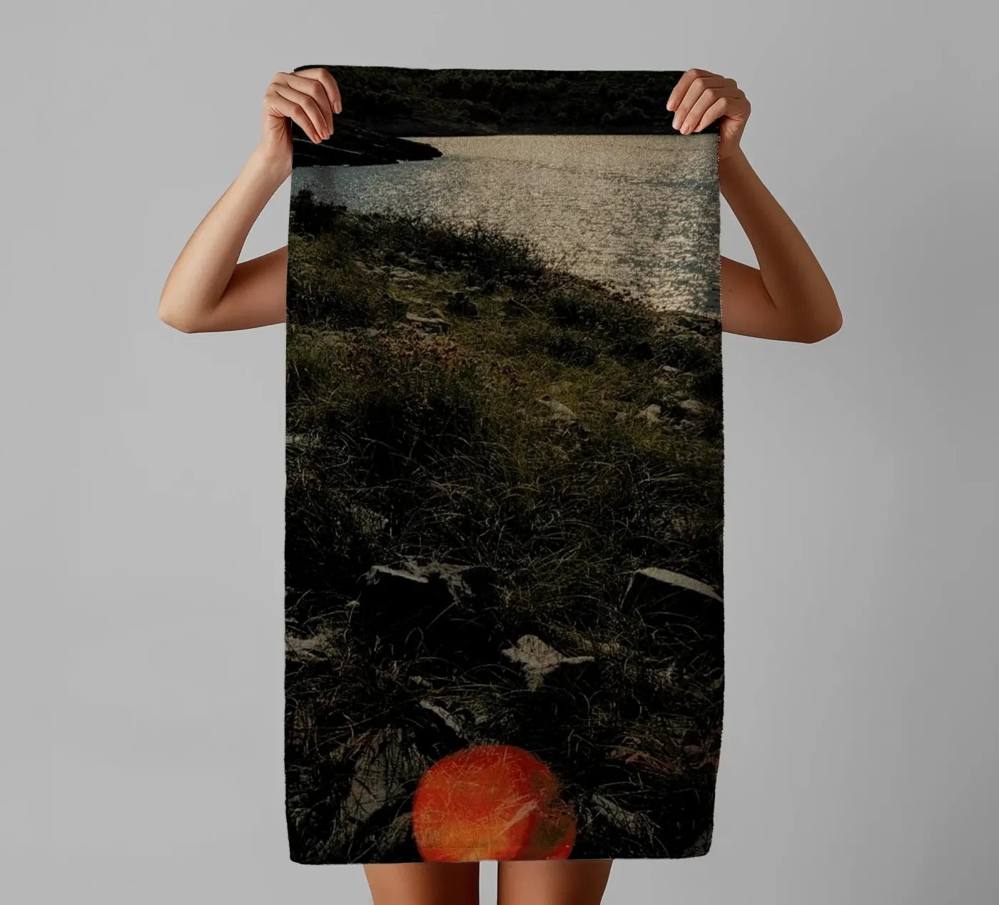 Sunburn towel by Picture On The Fridge