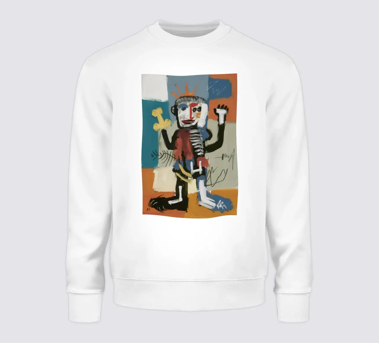 Skelet marcheert verder sweatshirt van Muse Fragments
