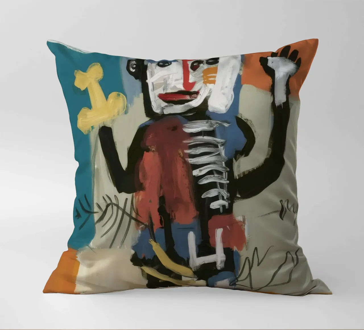 Scheletro in marcia cuscino da Muse Fragments