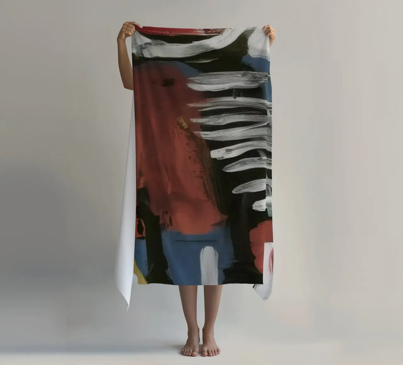 Scheletro in marcia telo mare da Muse Fragments