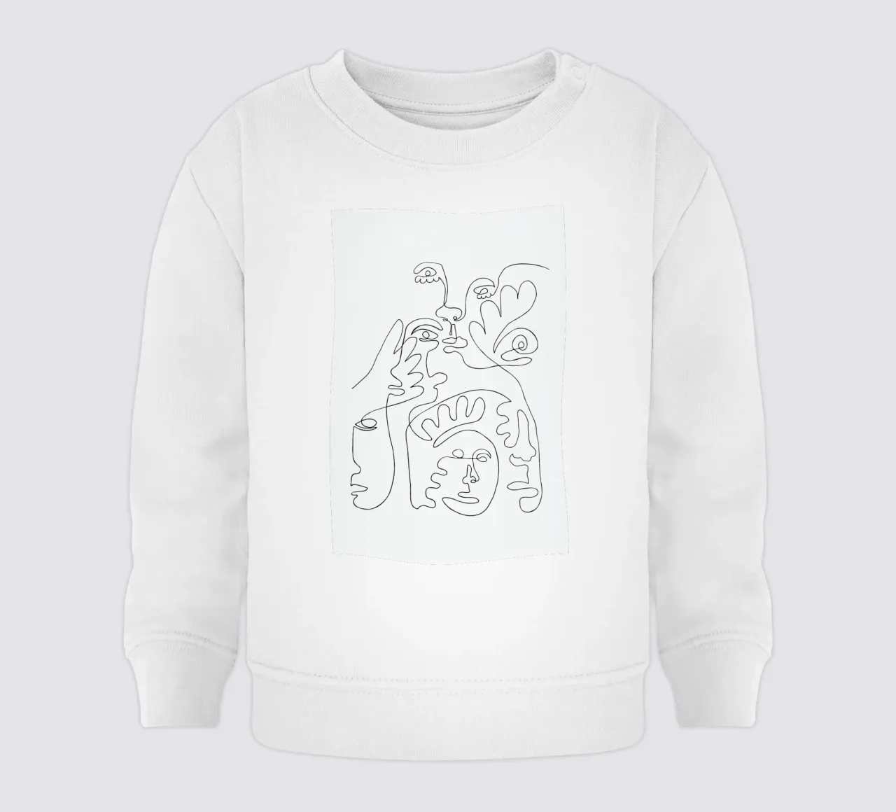 Merging felpa neonato da Pure