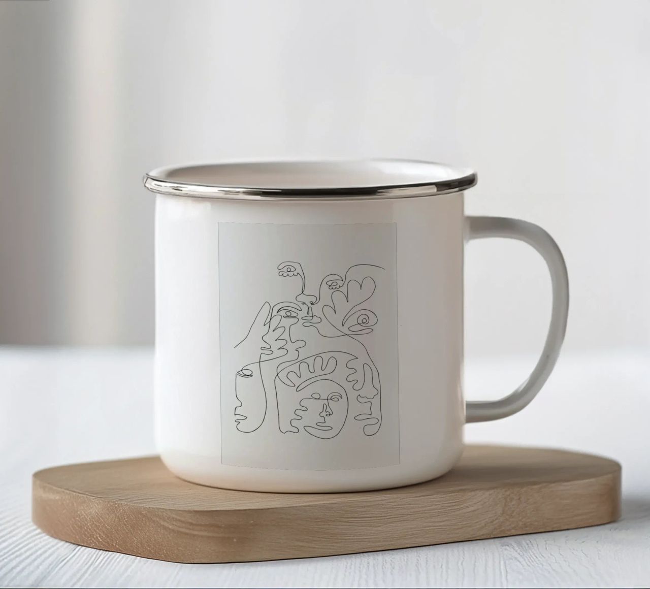 Merging tazza in smalto da Pure