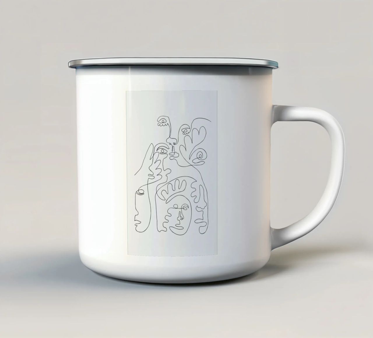 Merging tazza in smalto da Pure