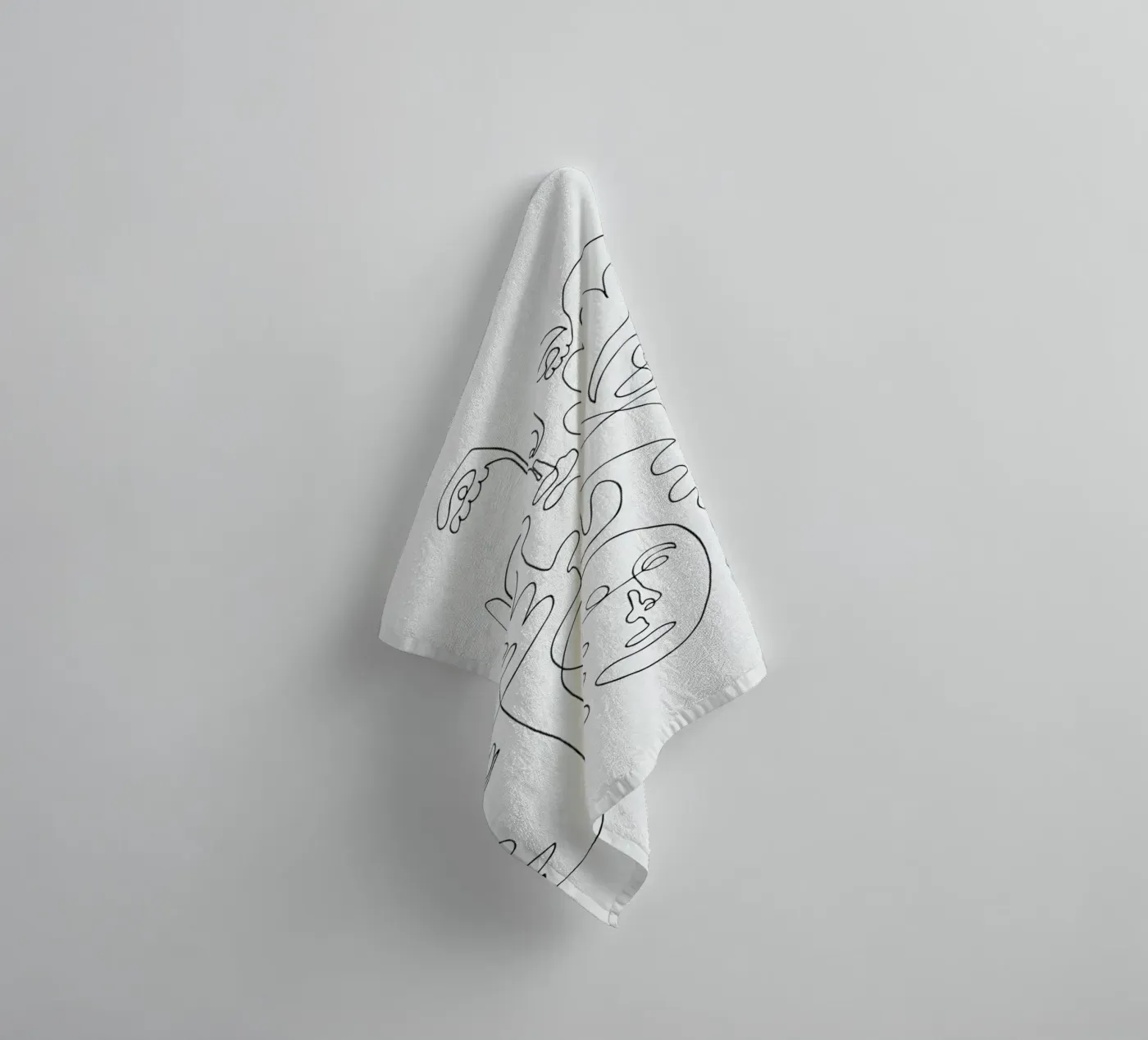Merging badhanddoek van Pure