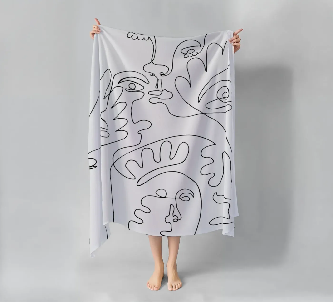 Merging strandhanddoek van Pure