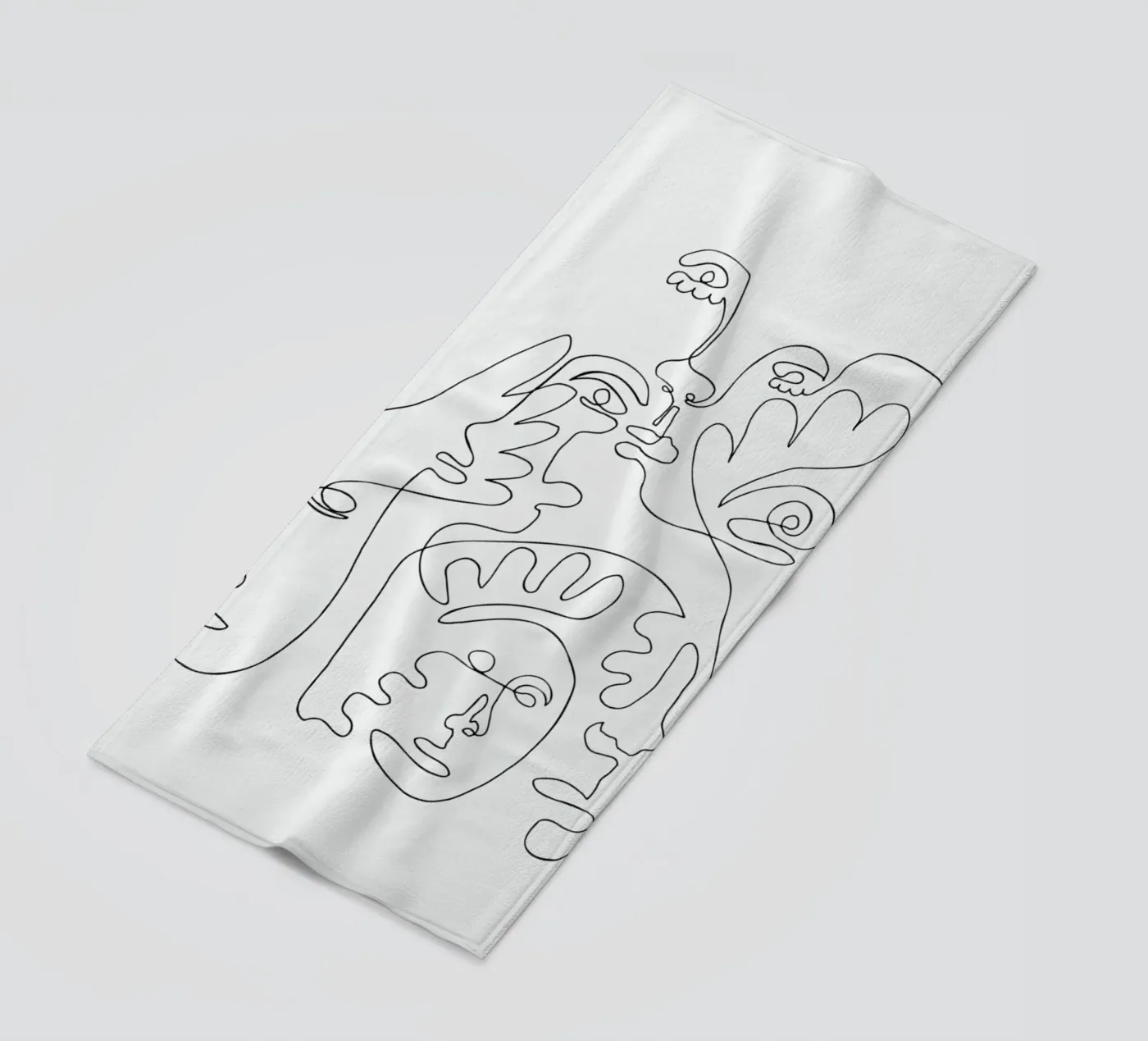 Merging strandhanddoek van Pure