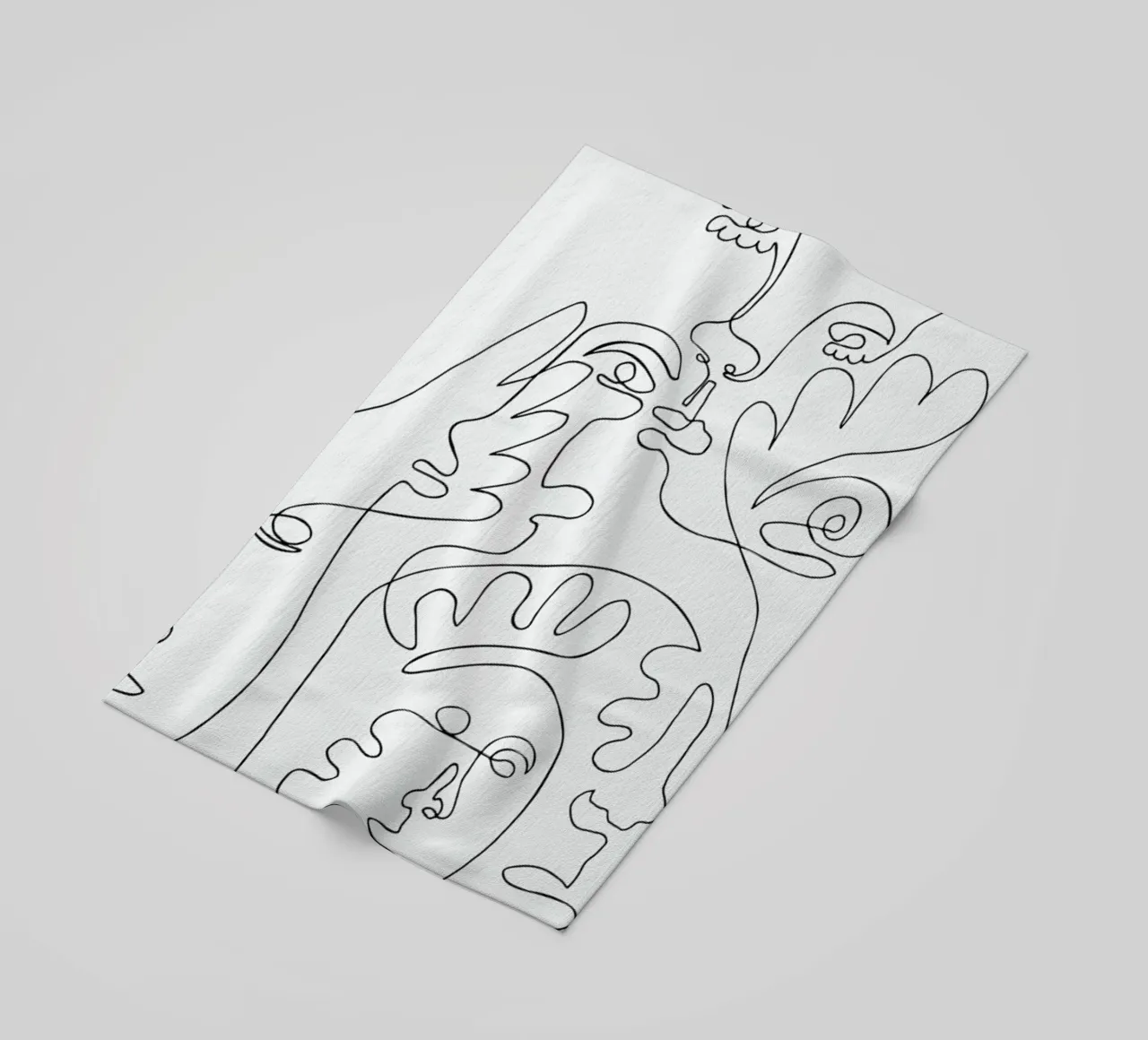 Merging beach towel by Pure
