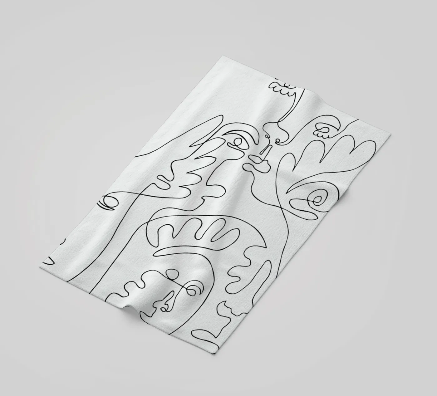 Merging strandhanddoek van Pure