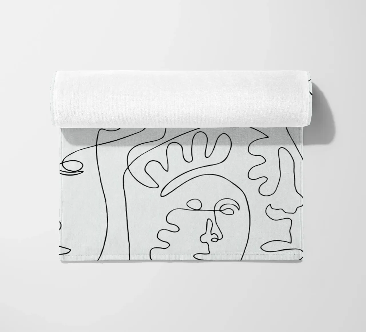 Merging beach towel by Pure