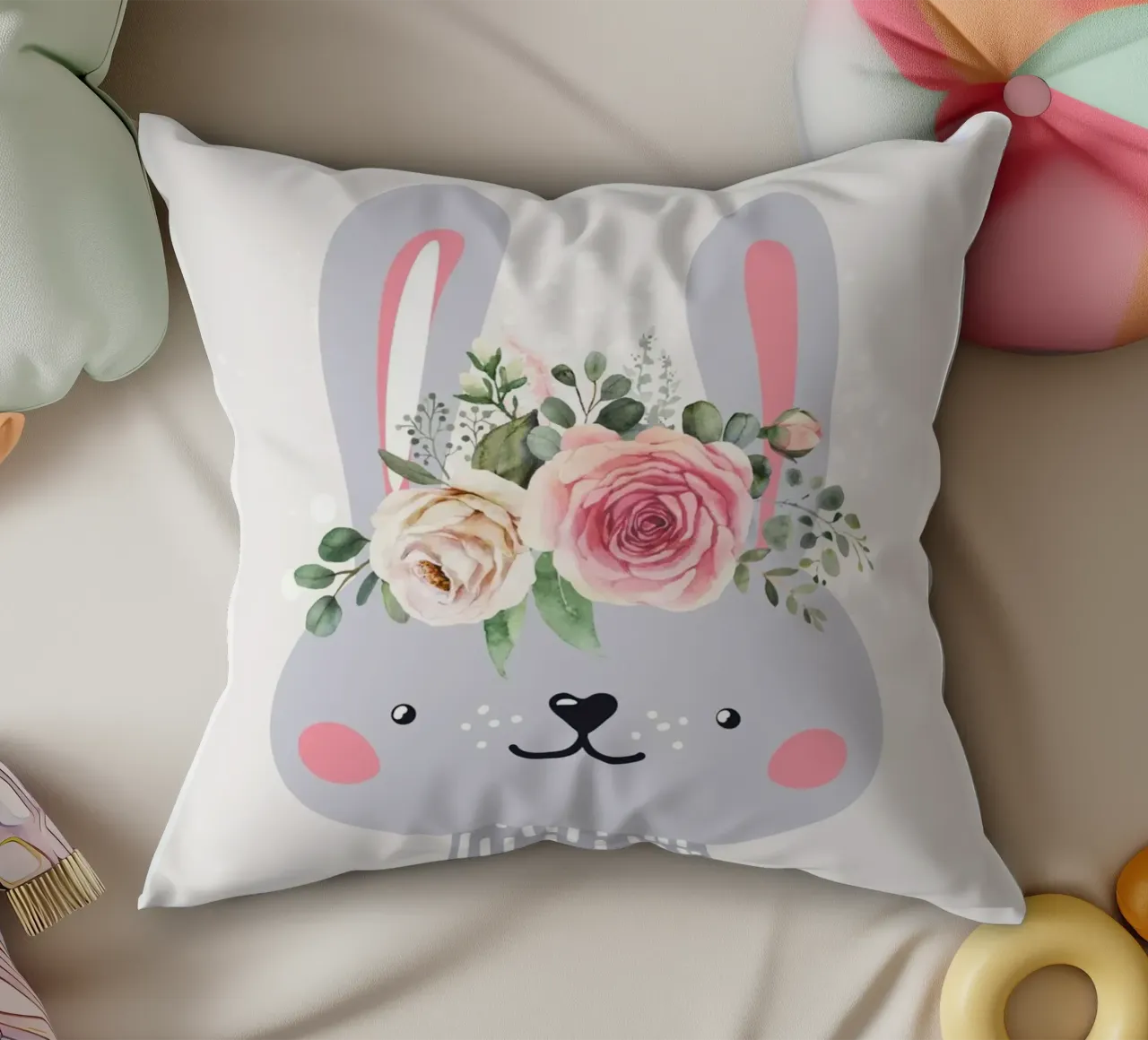 LITTLE RABBIT cuscino da Einfach Uebel