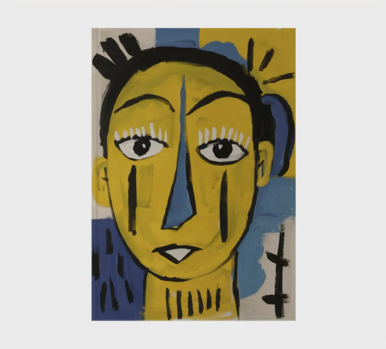 Abstract Crowned Head notebook by Muse Fragments