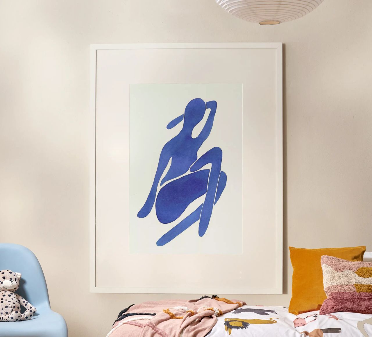 Woman in Blue II Poster von Pure