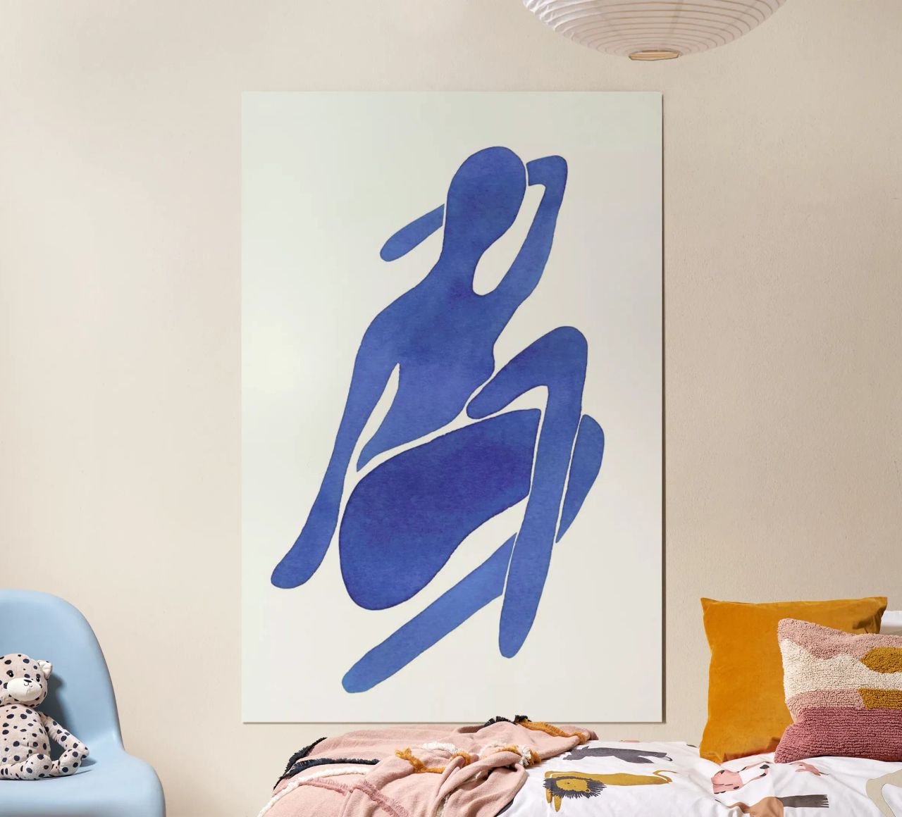 Woman in Blue II Poster von Pure