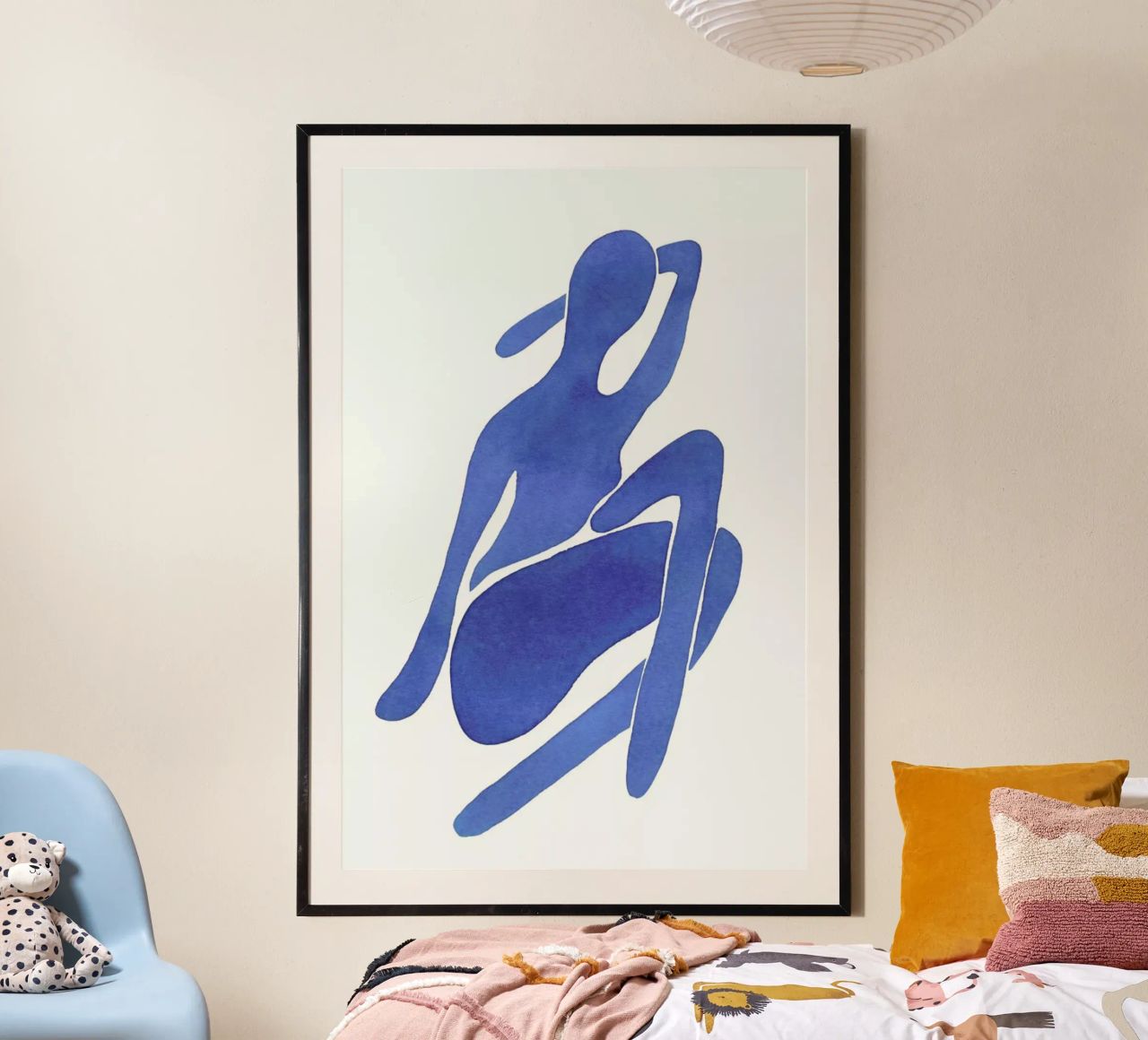 Woman in Blue II Poster von Pure
