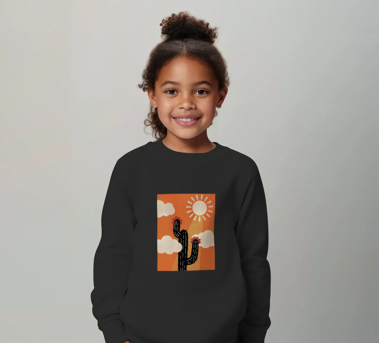 Cactus e sole Retro Pop felpa bambino da THE LATEST SHOP