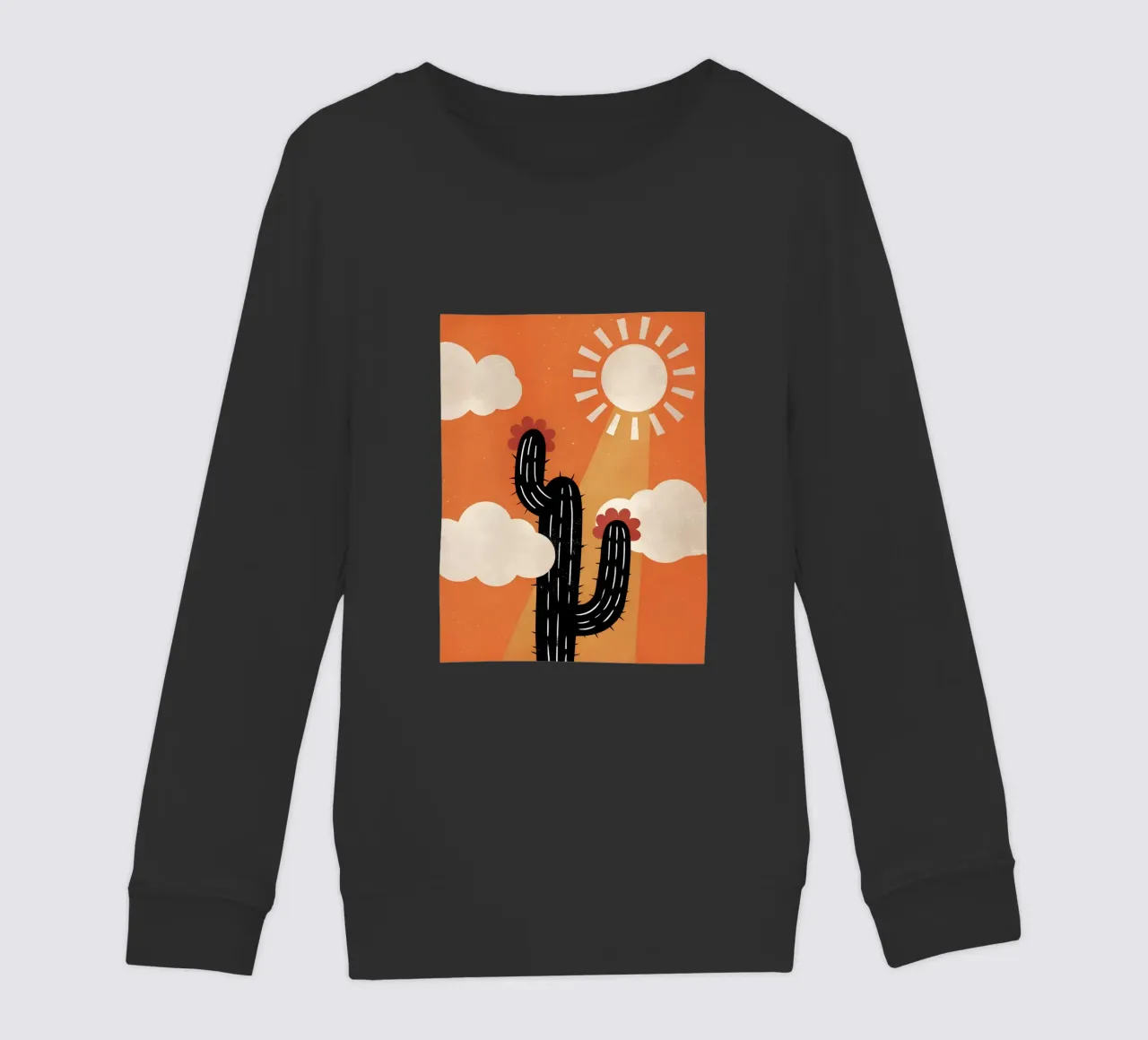 Cactus e sole Retro Pop felpa bambino da THE LATEST SHOP