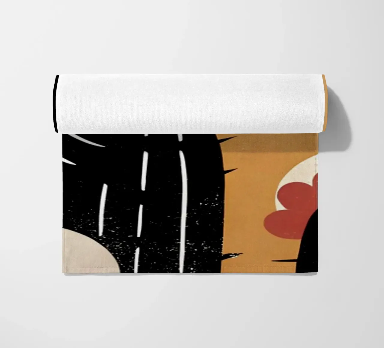 Cactus e sole Retro Pop telo mare da THE LATEST SHOP