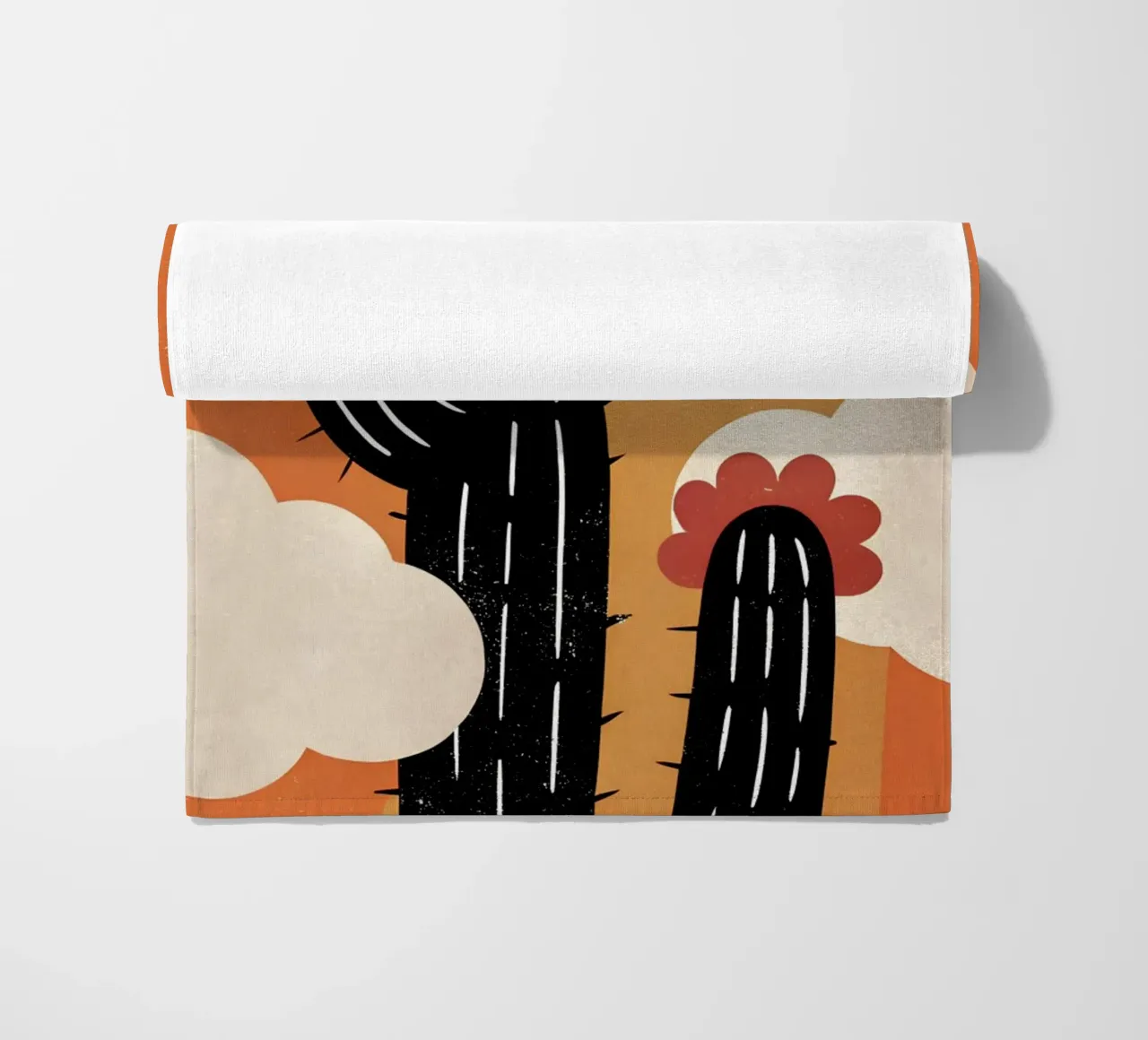 Cactus e sole Retro Pop telo mare da THE LATEST SHOP