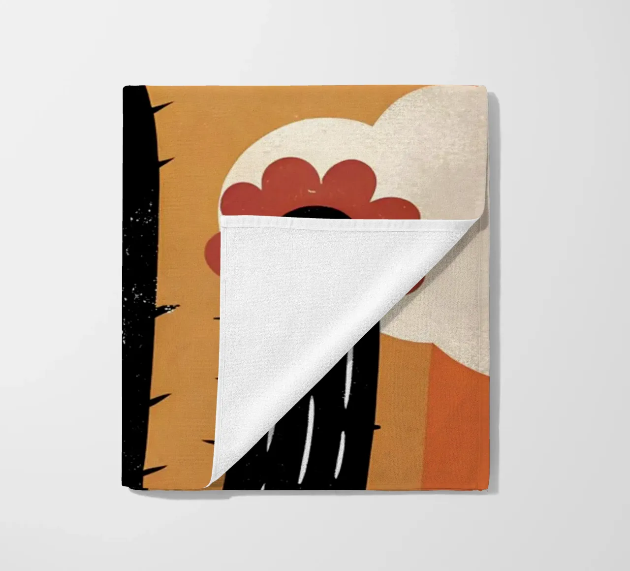 Cactus e sole Retro Pop telo mare da THE LATEST SHOP