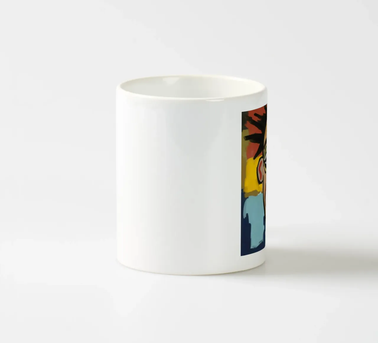 Pelo de punta Abstracto taza de cerámica de Muse Fragments