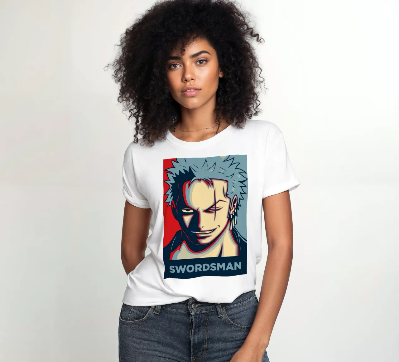 El espadachín camiseta de mujer de Waylons Studio