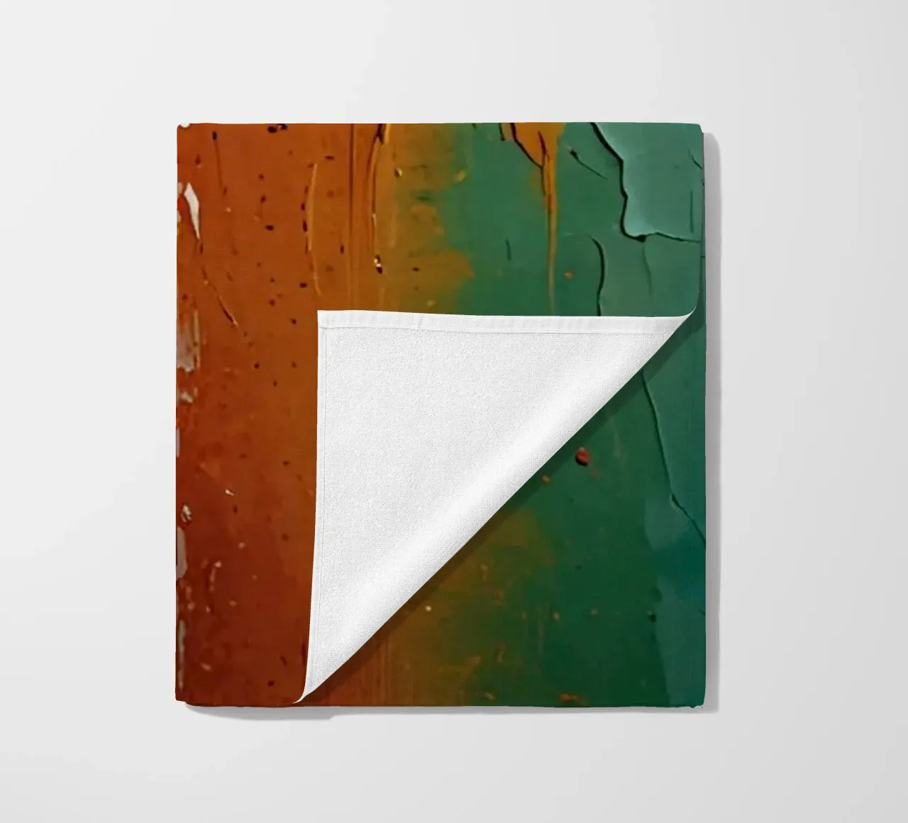 Vibrant abstract wall art showcasing a spectrum of colors beach towel by DesignDoodle