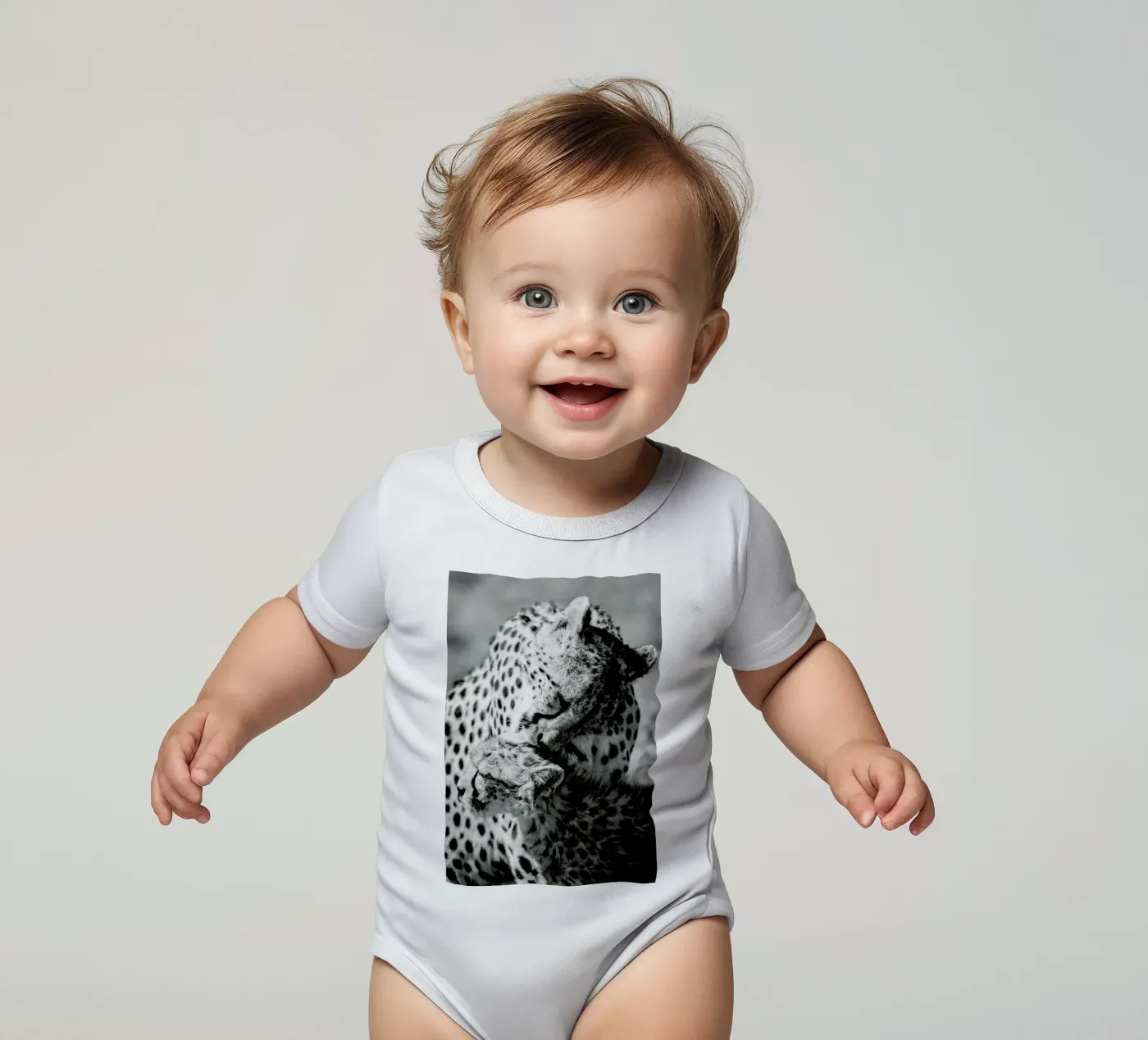 Bath Time body neonato maniche corte da Natural Kingdom