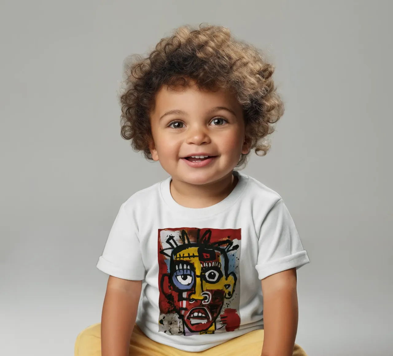 Crowned Abstract Majesty baby t-shirt by Muse Fragments