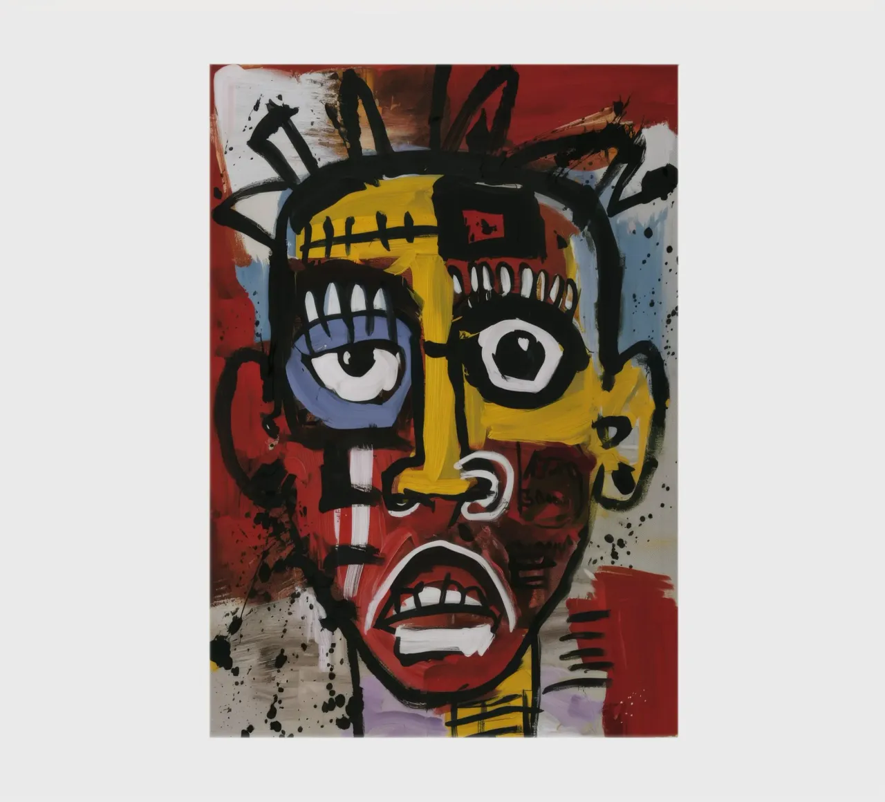 Crowned Abstract Majesty notebook by Muse Fragments