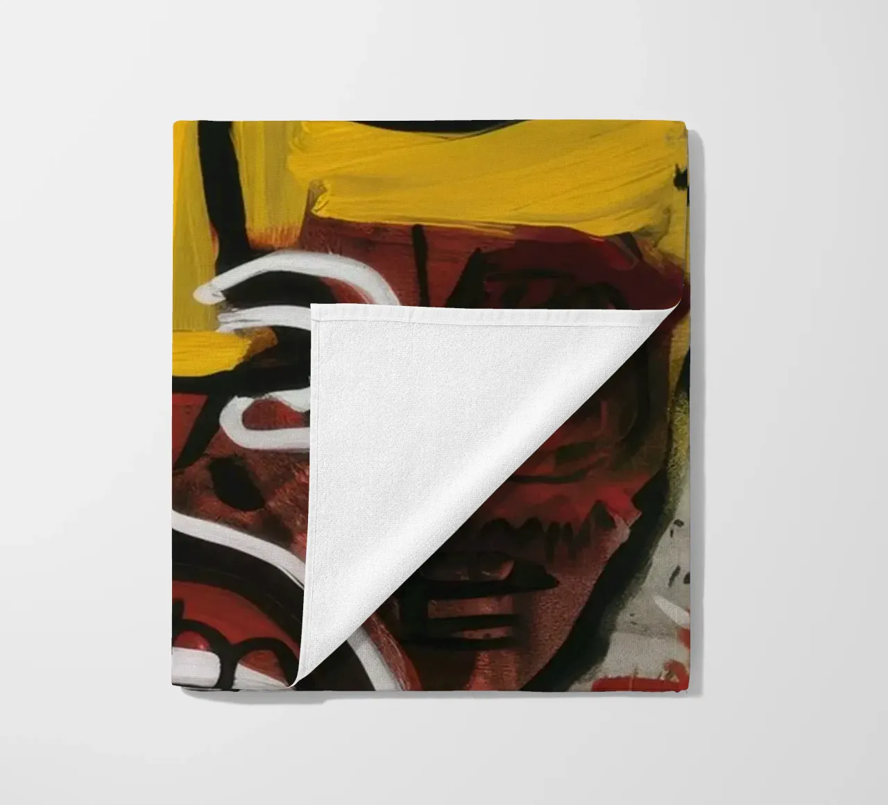 Crowned Abstract Majesty beach towel by Muse Fragments