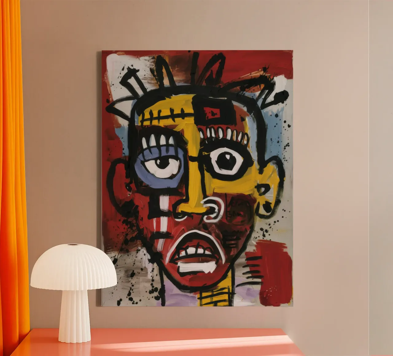 Crowned Abstract Majesty canvas by Muse Fragments
